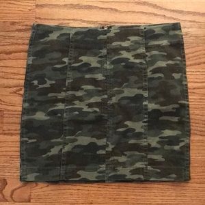 Free People Camo Skirt